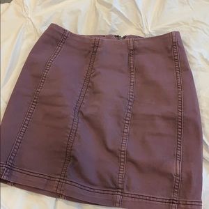 free people purple skirt